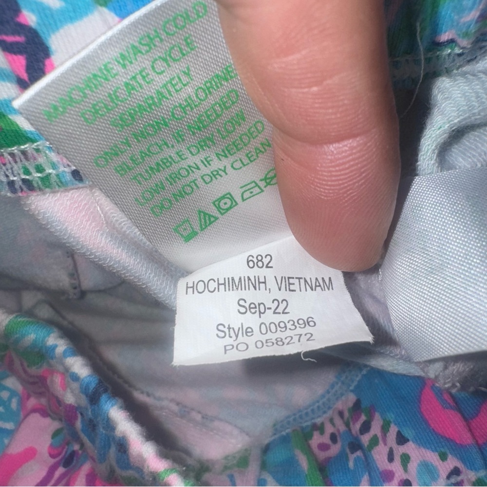 LILLY PULITZER size medium m Emora Knit Pant Mandevilla Baby Paradise - Picture 8 of 9
